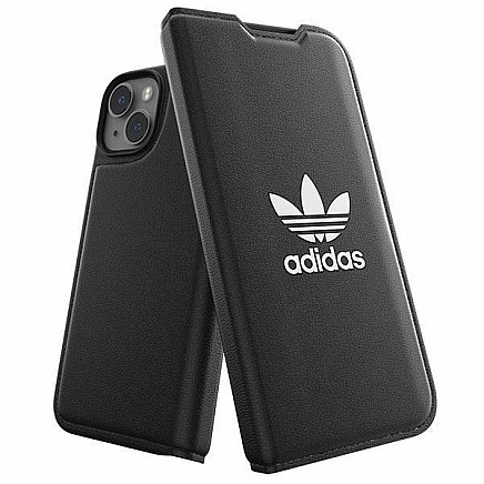 Adidas OR Booklet Case BASIC iPhone 14 6.1 black/black white 50181