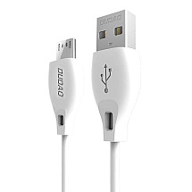 Dudao cable micro USB cable 2.4A 1m white (L4M 1m white)