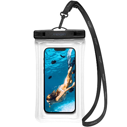 Spigen Aqua Shield A610 case, waterproof, floating on water - transparent