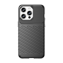 Armored iPhone 15 Pro Max Thunder Case - black