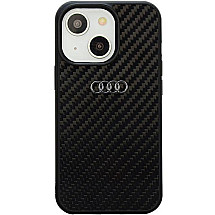 Audi Carbon Fiber iPhone 14 6.1" black/black hardcase AU-TPUPPCIP14-R8/D2-BK