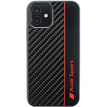 Audi Carbon Fiber Stripe iPhone 11 / Xr 6.1" black/black hardcase AUS-TPUPCIP11-R8/D1-BK