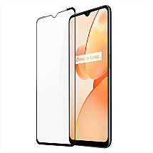 Dux Ducis 9D Tempered Glass 9H Durable Full Screen Tempered Glass with Realme C31 frame black (case friendly)