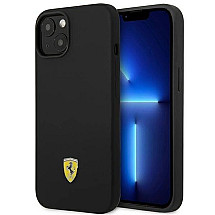 Ferrari FEHCP14MSIBBK iPhone 14 Plus 6.7" black/black hardcase Silicone Metal Logo