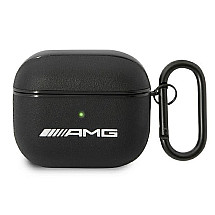 AMG Leather Big Logo case for AirPods 3 - black