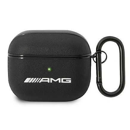 AMG Leather Big Logo case for AirPods 3 - black