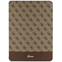 Guess 4G Stripe Allover case for iPad Pro 12.9" - brown