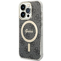 Guess 4G MagSafe case for iPhone 14 Pro - black