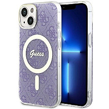 Guess 4G MagSafe case for iPhone 14 - purple