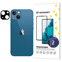 9H tempered glass for iPhone 15 Plus Wozinsky Full Camera Glass - black