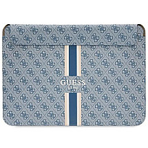 Guess 4G Printed Stripes cover for a 14" laptop - blue