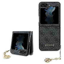 Guess 4G Charms Collection case for Samsung Galaxy Z Flip 5 - gray