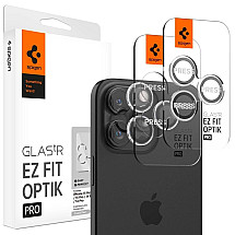 Spigen Glas.tR EZ Fit Optik Pro Camera Cover for iPhone 15 Pro / 15 Pro Max - 2 pcs.