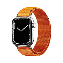 Alpine strap with steel buckle for Apple Watch 42/44/45/49 mm - orange