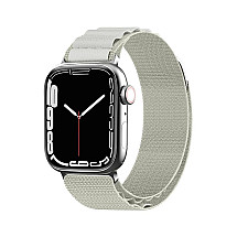 Alpine strap with steel buckle for Apple Watch 42/44/45/49 mm - silver