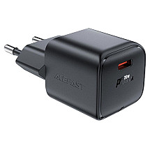 Acefast A73 Mini PD 20W GaN USB-C wall charger - black