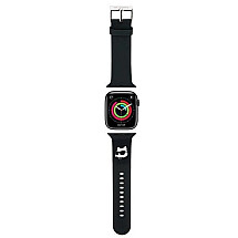 Karl Lagerfeld 3D Rubber Choupette Head Strap for Apple Watch 42/44/45/49mm - Black