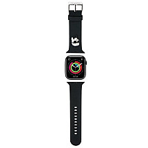 Karl Lagerfeld 3D Rubber Karl Head strap for Apple Watch 42/44/45/49mm - black