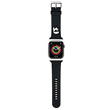 Karl Lagerfeld 3D Rubber Karl Head strap for Apple Watch 38/40/41mm - black