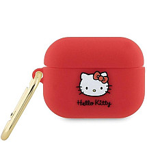 Hello Kitty Silicone 3D Kitty Head case for AirPods Pro 2 (2022/2023) - fuchsia