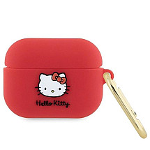 Hello Kitty Silicone 3D Kitty Head case for AirPods Pro - fuchsia