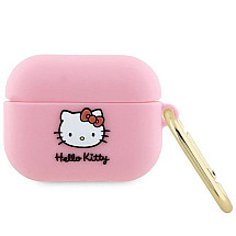 Hello Kitty Silicone 3D Kitty Head case for AirPods Pro - pink