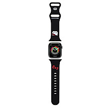 Hello Kitty Silicone Kitty Head strap for Apple Watch 38/40/41mm - black