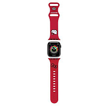 Hello Kitty Silicone Kitty Head strap for Apple Watch 38/40/41mm - red