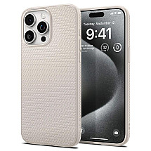 Spigen Liquid Air case for iPhone 15 Pro - natural titanium