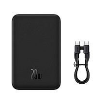 Baseus Magnetic Mini 20000 mAh 20W Powerbank - black + USB-C / USB-C cable