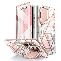 Cosmo Mag Supcase case with MagSafe for Samsung Galaxy S24 Ultra - pink marble