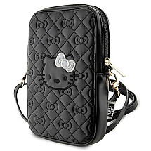 Hello Kitty Quilted Bows Strap bag - black