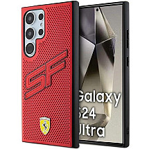 Ferrari Big SF Perforated case for Samsung Galaxy S24 Ultra - red