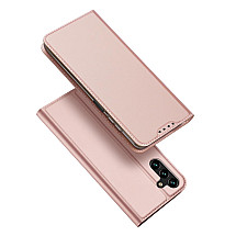 [RETURNED ITEM] Dux Ducis Skin Pro Case for Samsung Galaxy A14 4G / 5G Flip Cover Card Wallet Stand Pink