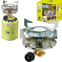 Gas tourist stove for gas cartridges with 7/16" thread ATOS 1.8kW