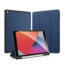 Dux Ducis Domo case with flap and smart sleep for iPad 7 / 8 / 9 10.2'' - blue