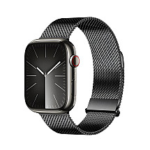 Dux Ducis Strap Milanese Pro for Apple Watch 42/44/45/49 mm - Black