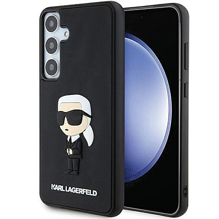 Karl Lagerfeld 3D Rubber Ikonik case for Samsung Galaxy S24+ - black