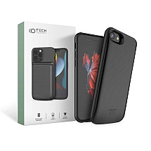 Tech-Protect Battery Pack case for iPhone 6 / 6S / 7 / 8 / SE 2020 / 2022 with 3200mAh power bank - black