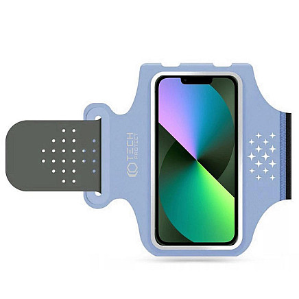 Armband Tech-Protect M1 sports universal for smartphones up to 6.8 - blue