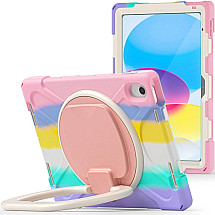 Tech-Protect X-Armor case for iPad 10.9" 2022 - pink and blue