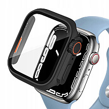 Tech-Protect Defense360 Case for Apple Watch 7 (45 mm) - Black & Orange