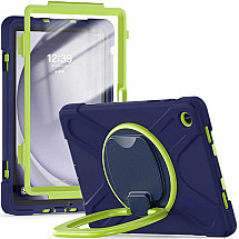 Tech-Protect X-Armor case for Samsung Galaxy Tab A9+ 11" X210 / X215 / X216 - navy blue and green