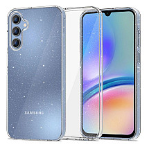 Tech-Protect FlexAir case for Samsung Galaxy A05S - transparent and glitter