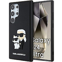 Karl Lagerfeld 3D Rubber Karl&Choupette case for Samsung Galaxy S24 Ultra - black