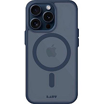 LAUT Huex Protect case with MagSafe for iPhone 15 Pro - dark blue