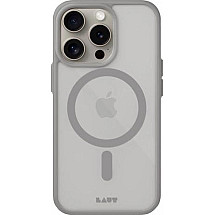 LAUT Huex Protect case with MagSafe for iPhone 15 Pro - gray