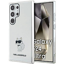 Karl Lagerfeld IML Choupette case for Samsung Galaxy S24 Ultra - transparent