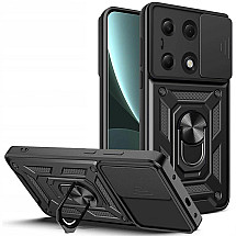 Tech-Protect CamShield Pro Case for Xiaomi Redmi Note 13 Pro 4G / LTE / Poco M6 Pro 4G / LTE - Black