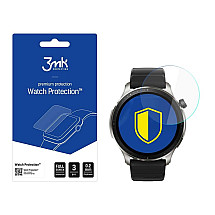 3mk Watch Protection™ v. FlexibleGlass hybrid glass on Amazfit GTR 4 46 mm